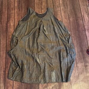 Bo Ccu Ra Boho Art to Wear Sleeveless Dress/Tunic No Sizing